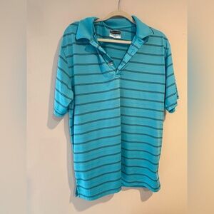 PGA Tour Airflux Turquoise Polo